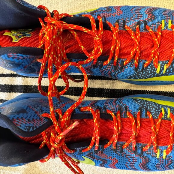Nike KD 5 Christmas Basketball Shoe Zoom SZ 13 554988-401 KEVIN DURANT NERF 2012 - Picture 8 of 10